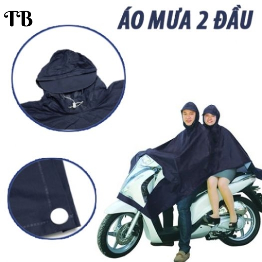 Mẫu áo mưa 2 đầu 
