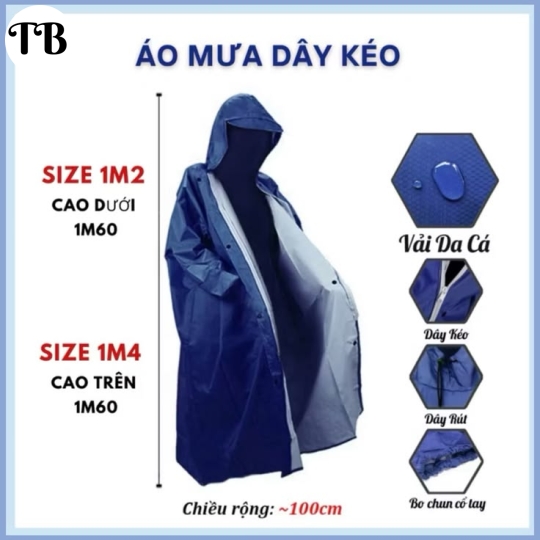 Áo mưa dây kéo
