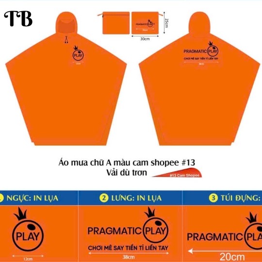 Mẫu áo mưa chữ A